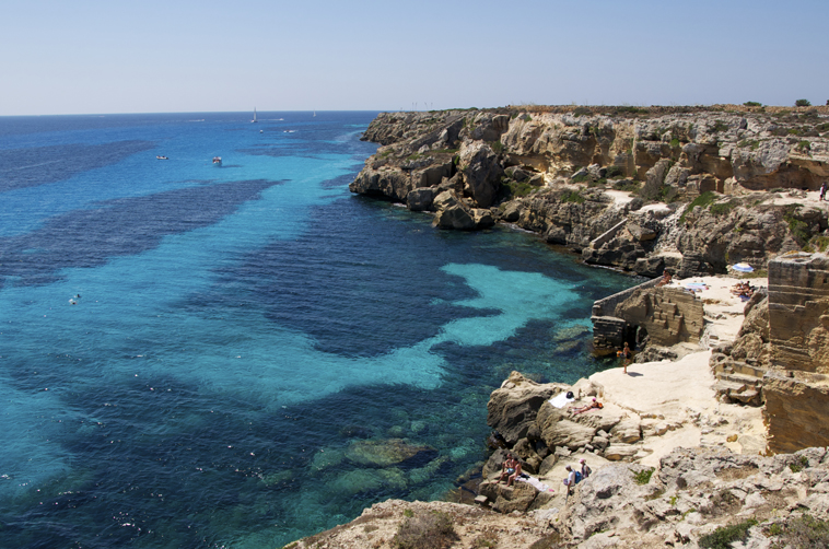 Spiagge e calette a Favignana